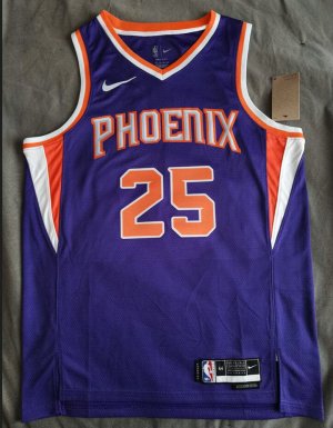 NBA 25 Bridges Phoenix Suns Maillot Violet